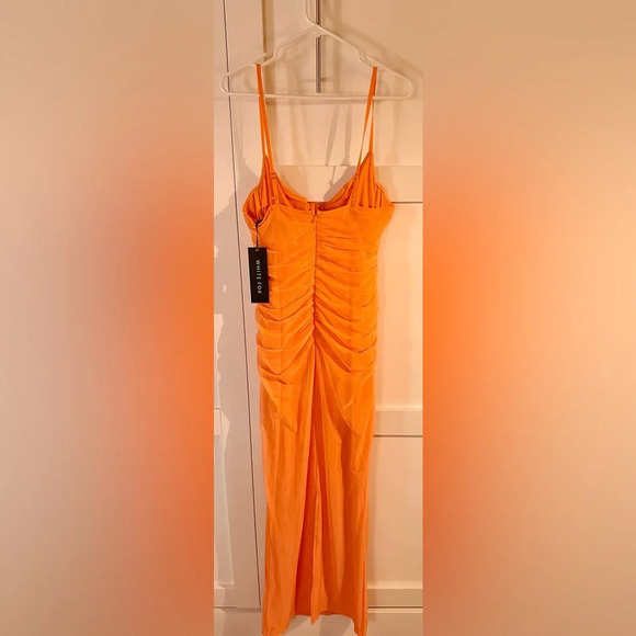White Fox - Orange Corset Maxi Dress - Picture 2 of 2
